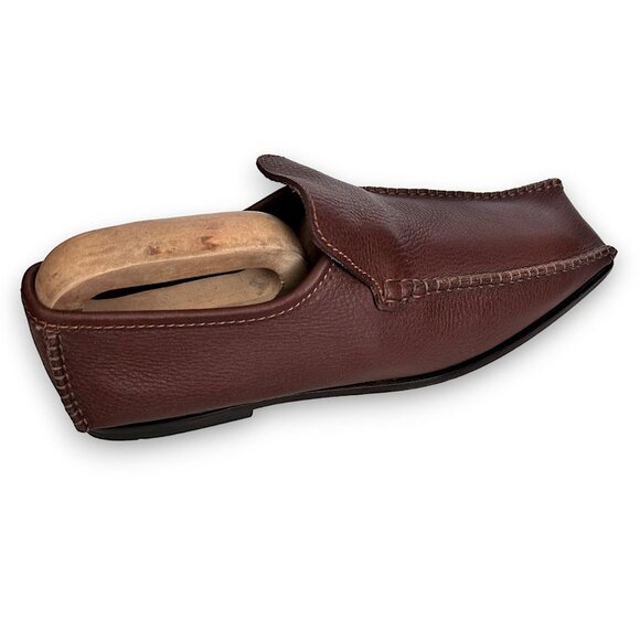 Patrick Cox Wannabe Men's Brown Soft Leather Loafer Driving Leather Soles Shoes - Picture 10 of 11